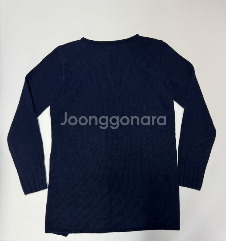 여성 베라왕 캐시미어 혼용 네이비 롱 니트 66--1