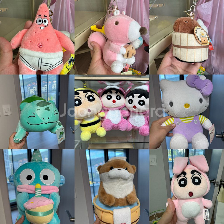 헬로키티 스펀지밥 짱구 우소우소짱 산리오 인형--0