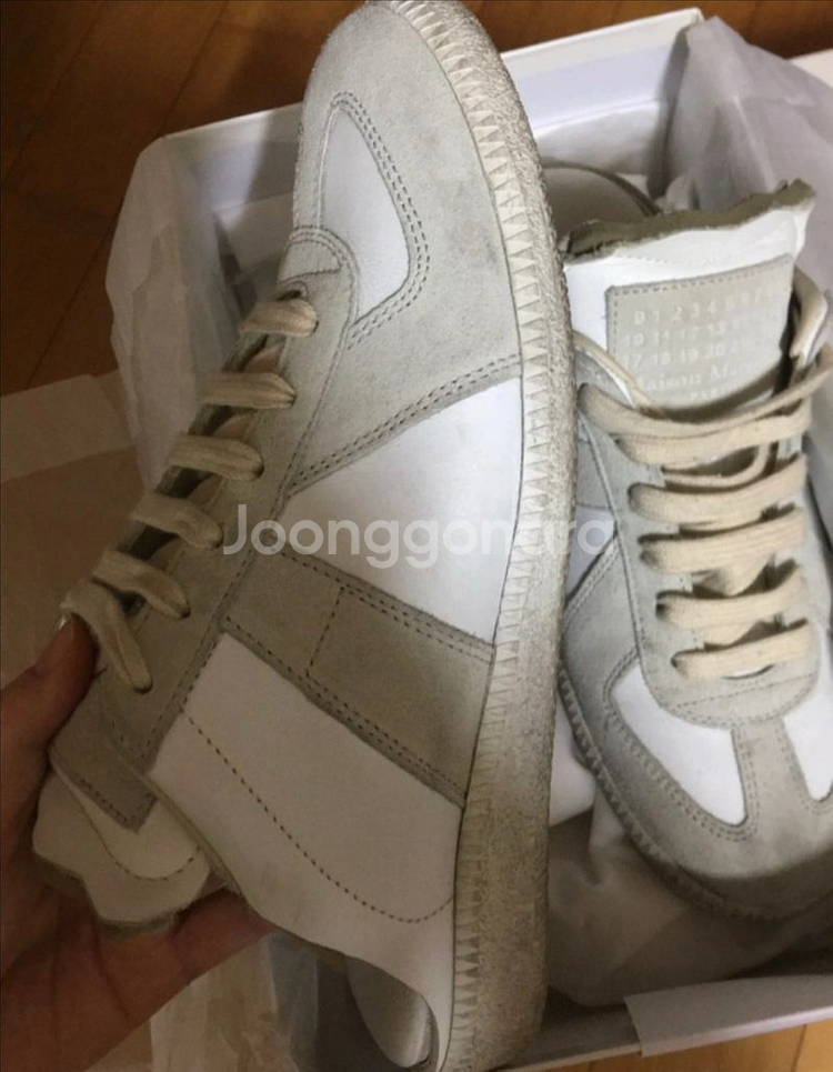 메종 마르지엘라 백리스 뮬 스니커즈 37--4