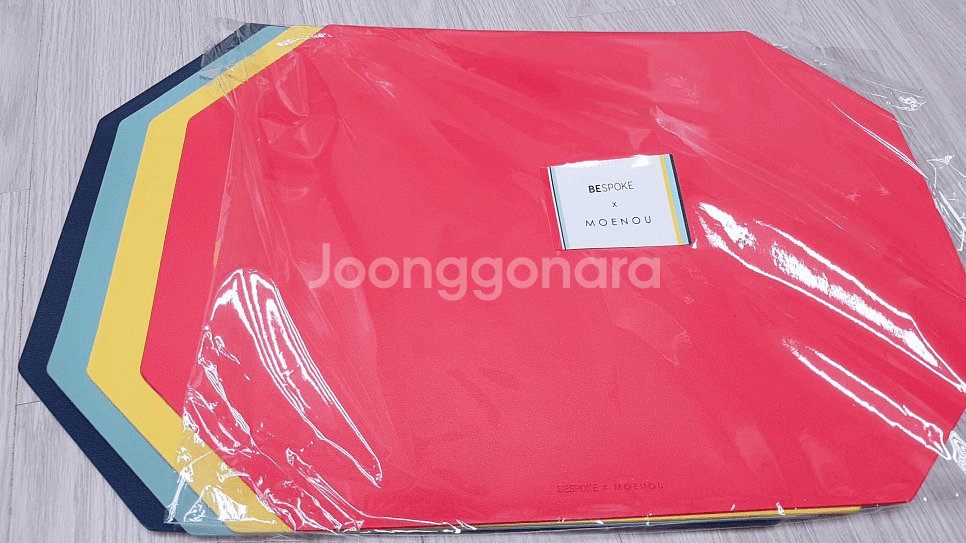 지승민의 공기 플랫 플레이트 5개 + 모에누 팔각 테이블 매트 4개--1