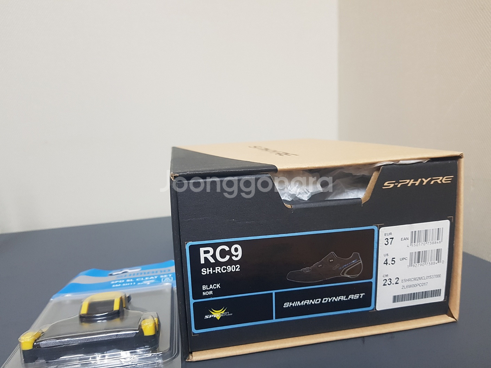 시마노 S-PHYRE RC9 클릿 슈즈 37--0