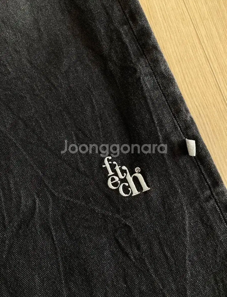 [M] 페치선데이 fetch 흑청 스트레이트 데님--1