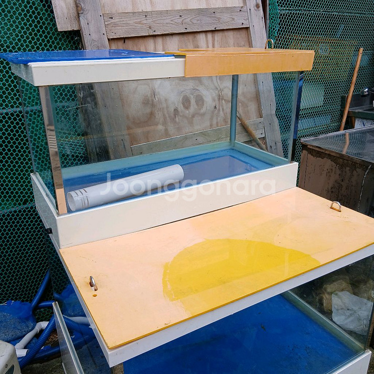 업소용 2단 수족관 상태좋음--3