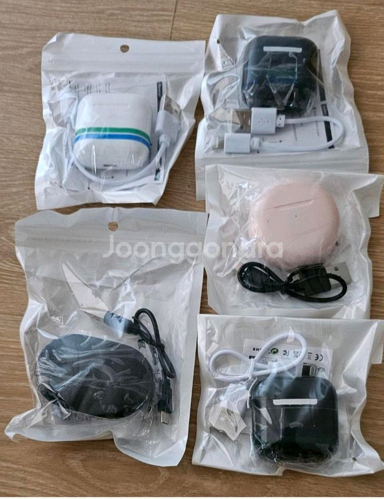 무선블루투스이어폰 5개일괄판매합니다--0