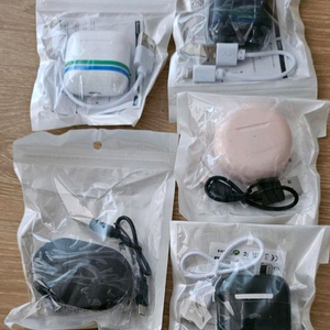 무선블루투스이어폰 5개일괄판매합니다