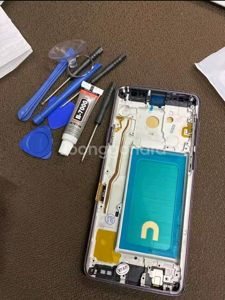 갤럭시 s9 액정 신품 lcd 블랙 프레임 포함--1