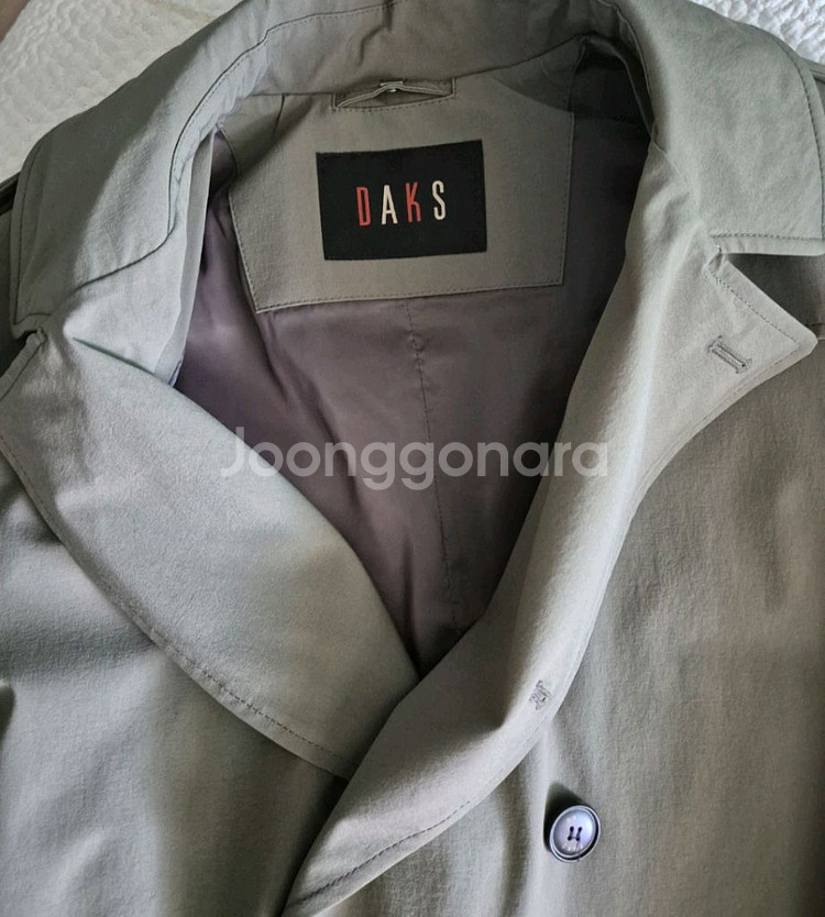 LG패션 닥스 남성용 고급 트렌치코트. 100사이즈--5