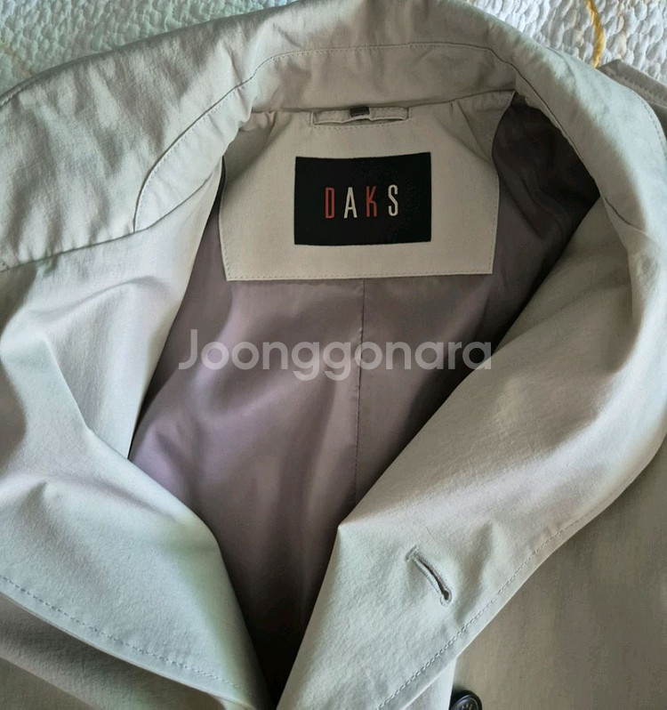 LG패션 닥스 남성용 고급 트렌치코트. 100사이즈--2