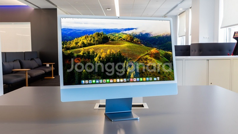 APPLE 아이맥24 M3 16GB 256GB 블루--0