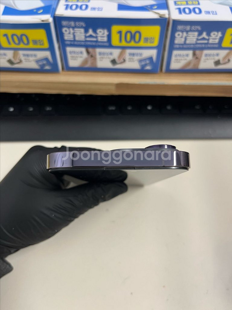 아이폰14프로 128G 딥퍼플 S급!--2