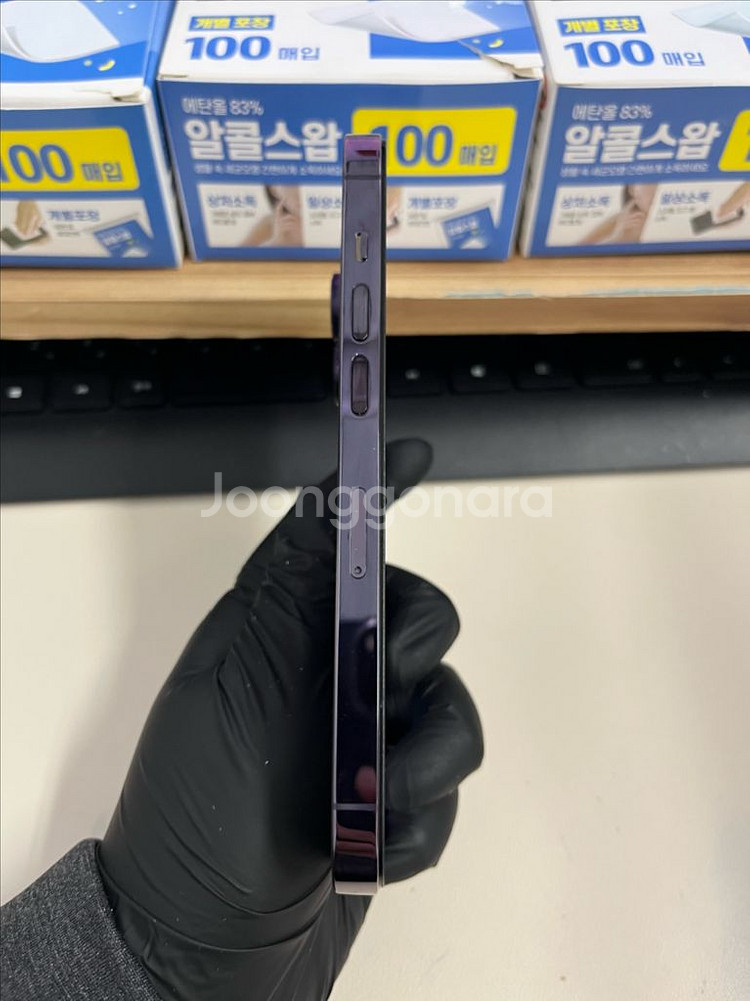 아이폰14프로 128G 딥퍼플 S급!--5