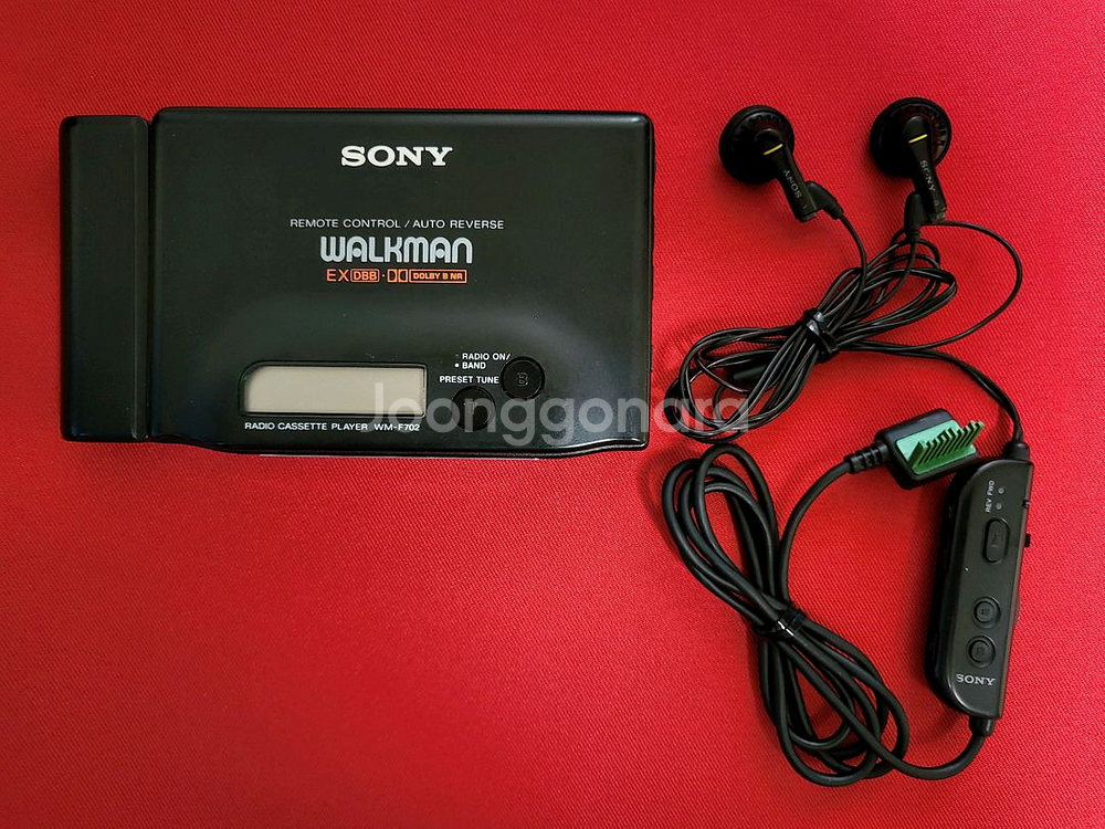 소니워크맨 WM-F702 깨끗한 풀세트 정크기기--0
