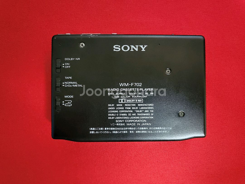 소니워크맨 WM-F702 깨끗한 풀세트 정크기기--4