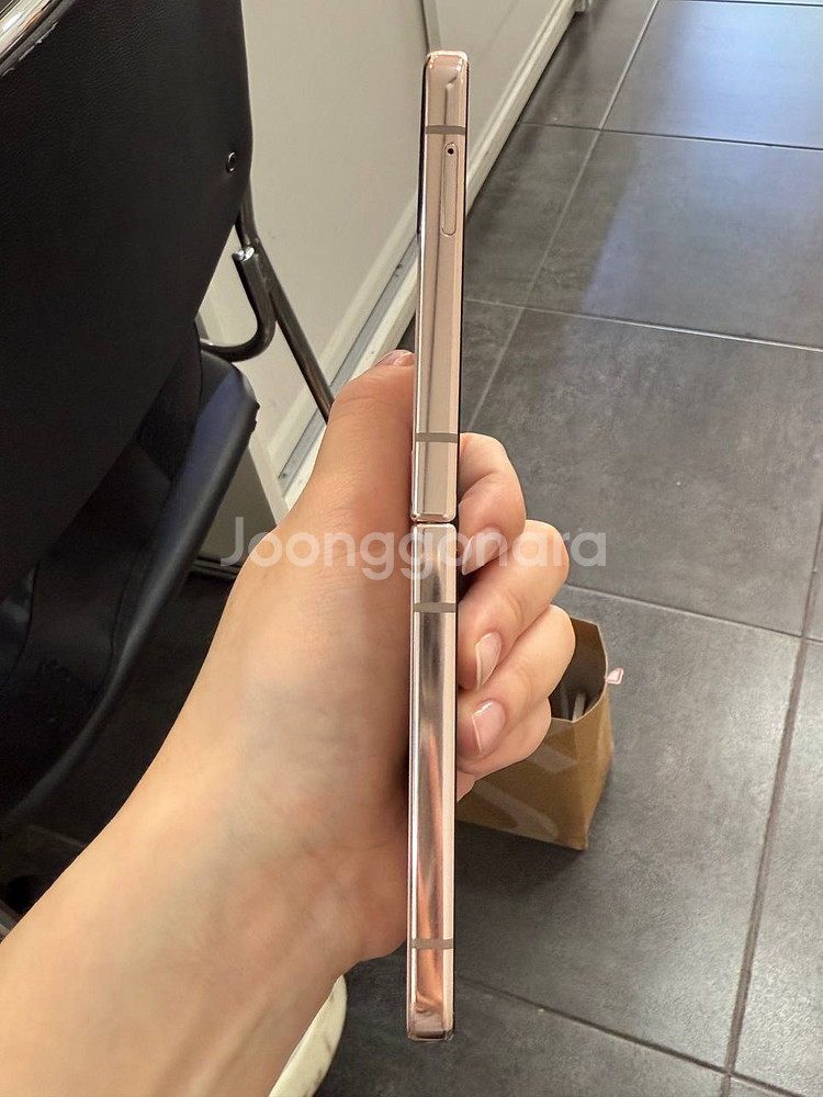 무잔상/A급)갤럭시Z플립4 256GB 골드 1094--6