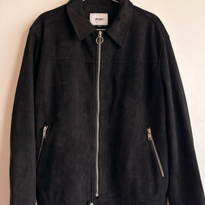 지플리시 스웨이드 블루종 자켓, 블랙, M