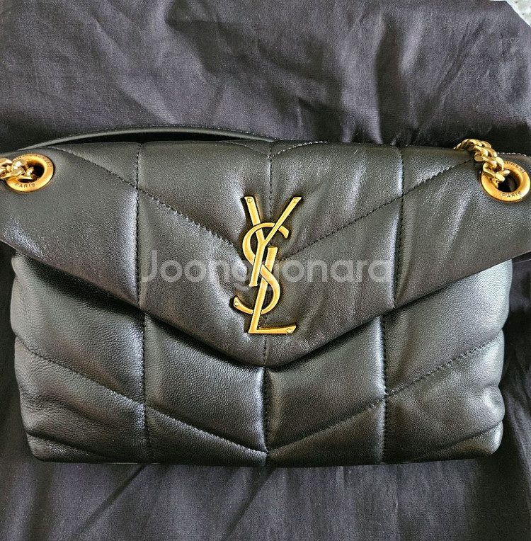 생로랑 푸퍼백 금장 스몰(가격내림)--0