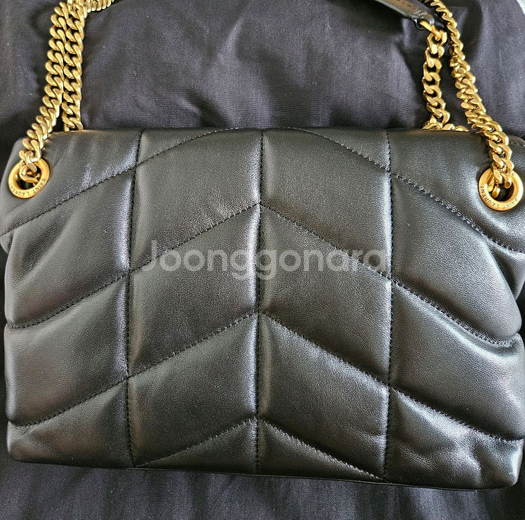 생로랑 푸퍼백 금장 스몰(가격내림)--1