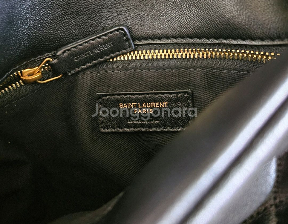 생로랑 푸퍼백 금장 스몰(가격내림)--4