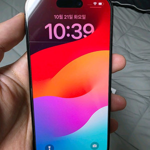 아이폰 15 Pro 블랙 512G 애케플 팝니다.