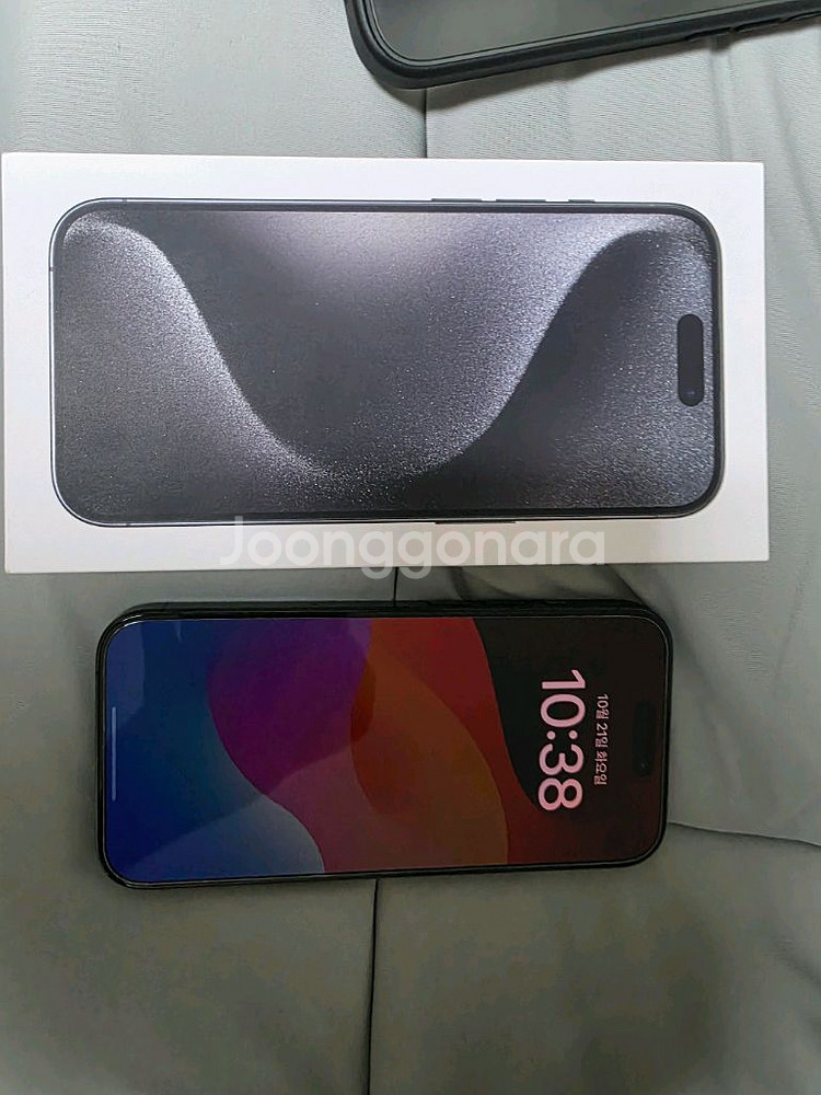 아이폰 15 Pro 블랙 512G 애케플 팝니다.--2