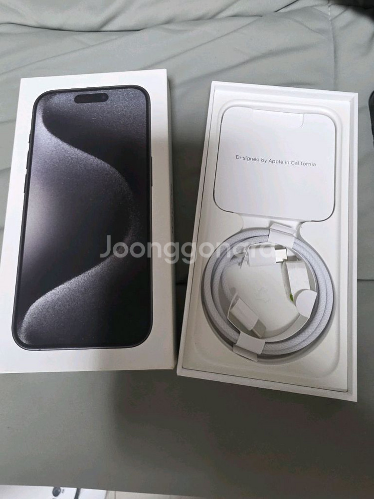 아이폰 15 Pro 블랙 512G 애케플 팝니다.--3