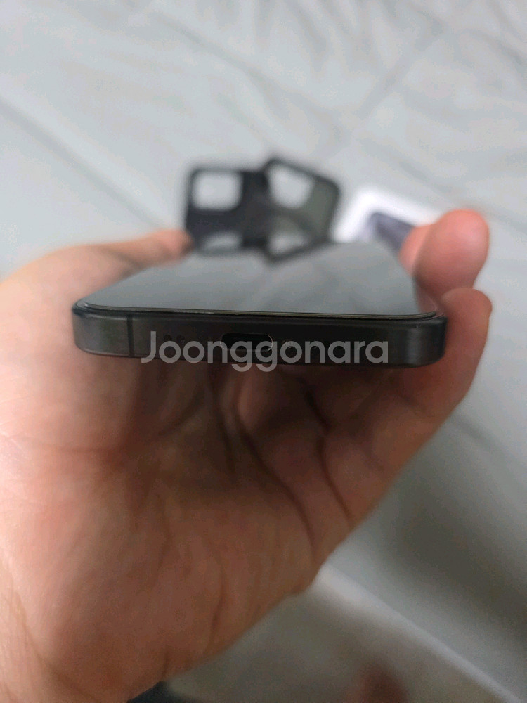 아이폰 15 Pro 블랙 512G 애케플 팝니다.--6