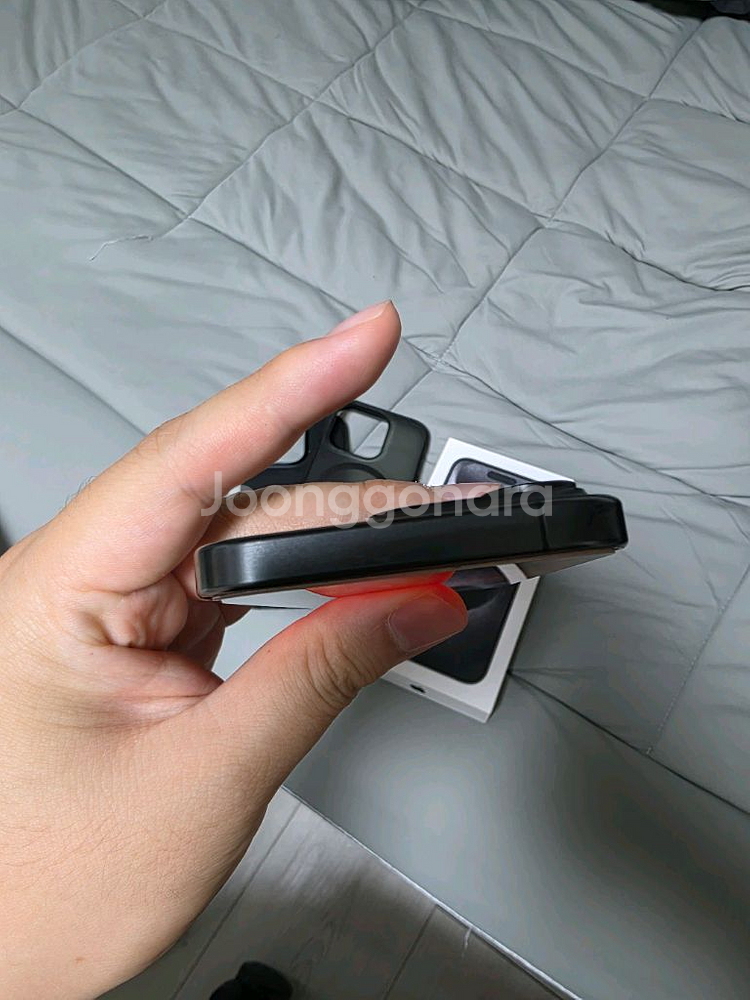 아이폰 15 Pro 블랙 512G 애케플 팝니다.--12