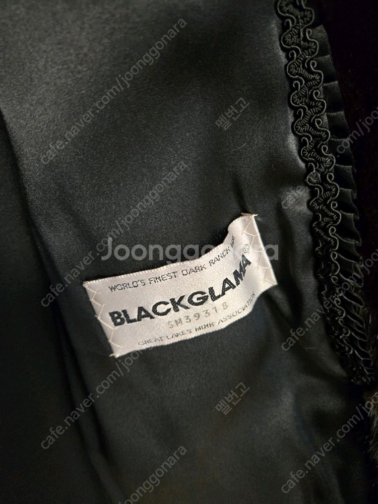 아이잗바바 블랙그라마 밍크코트 55--2