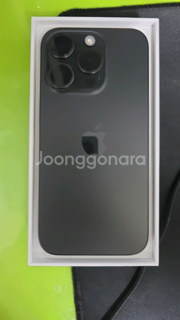 아이폰 15 Pro 블랙 512G 애케플 팝니다.--14