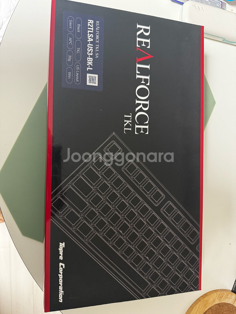 Realforce R2 TLSA 그레이/블루 저소음 A--0