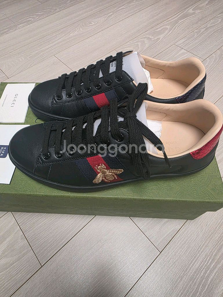 구찌 스니커즈 블랙 429446 사이즈 6--3