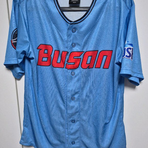 롯데자이언츠 바다 유니폼 95사이즈 전준우 마킹 팝니다