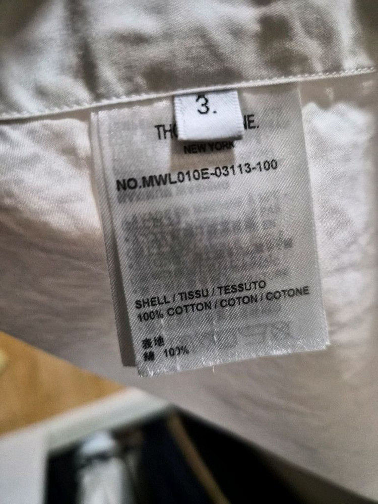 톰브라운 포플린 화이트 셔츠 판매합니다 이미지