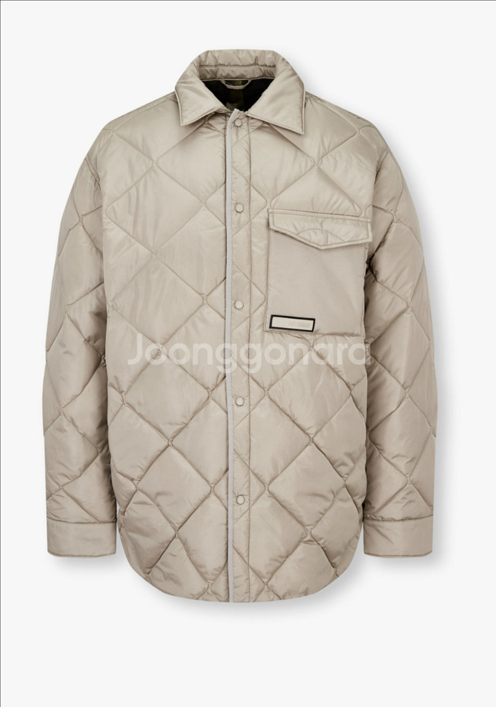 (새상품) 아르마니익스체인지 남성 다이아 퀼팅 패딩자켓--0