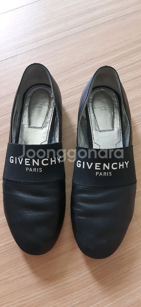 지방시 블랙 베드포드 발레리나플랫슈즈37(240)--1