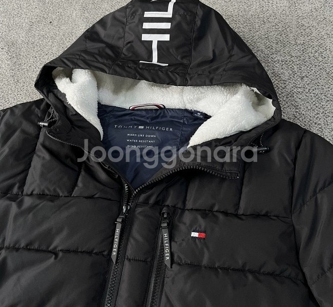 타미힐피거 후드 패딩점퍼 100/L--1