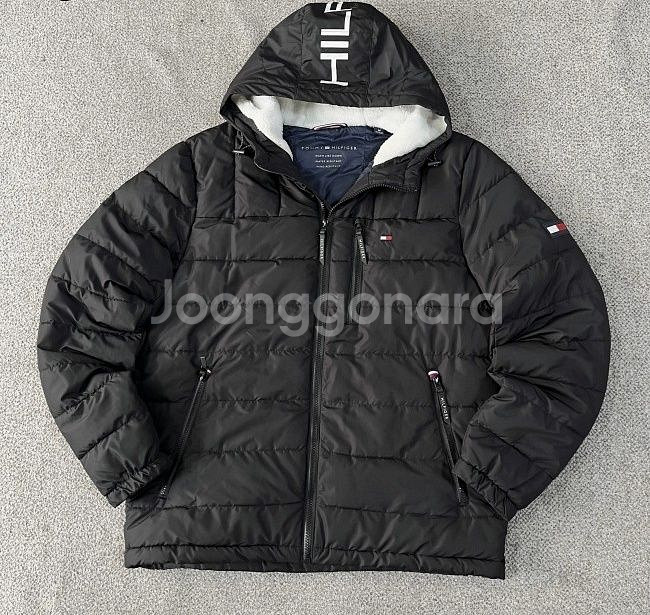 타미힐피거 후드 패딩점퍼 100/L--0