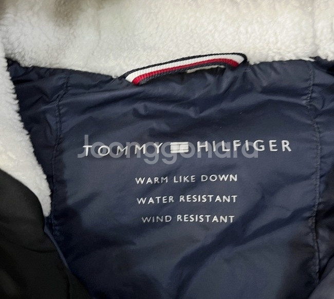 타미힐피거 후드 패딩점퍼 100/L--2