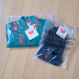 베베드피노 테디베어 퀼팅자켓+팬츠 90사이즈