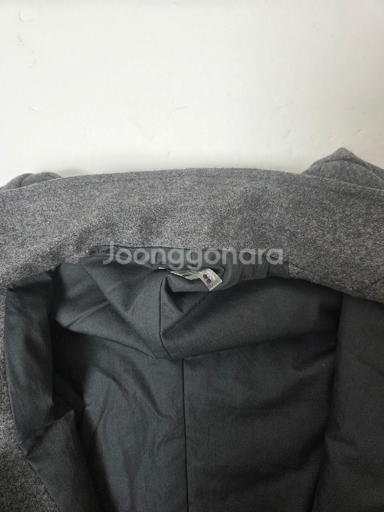 봉쁘앙 남아 모 혼방 베이직 코트 그레이(8A)--5