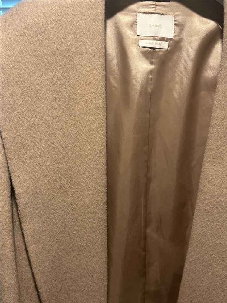 링서울 폭스 블렌디드 숄카라 핸드메이드 코트--3