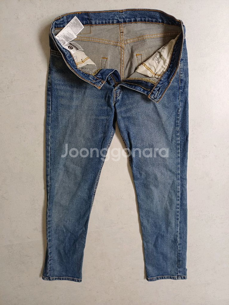남성 리바이스 511 슬림핏 일자청바지 (사방스판34--3