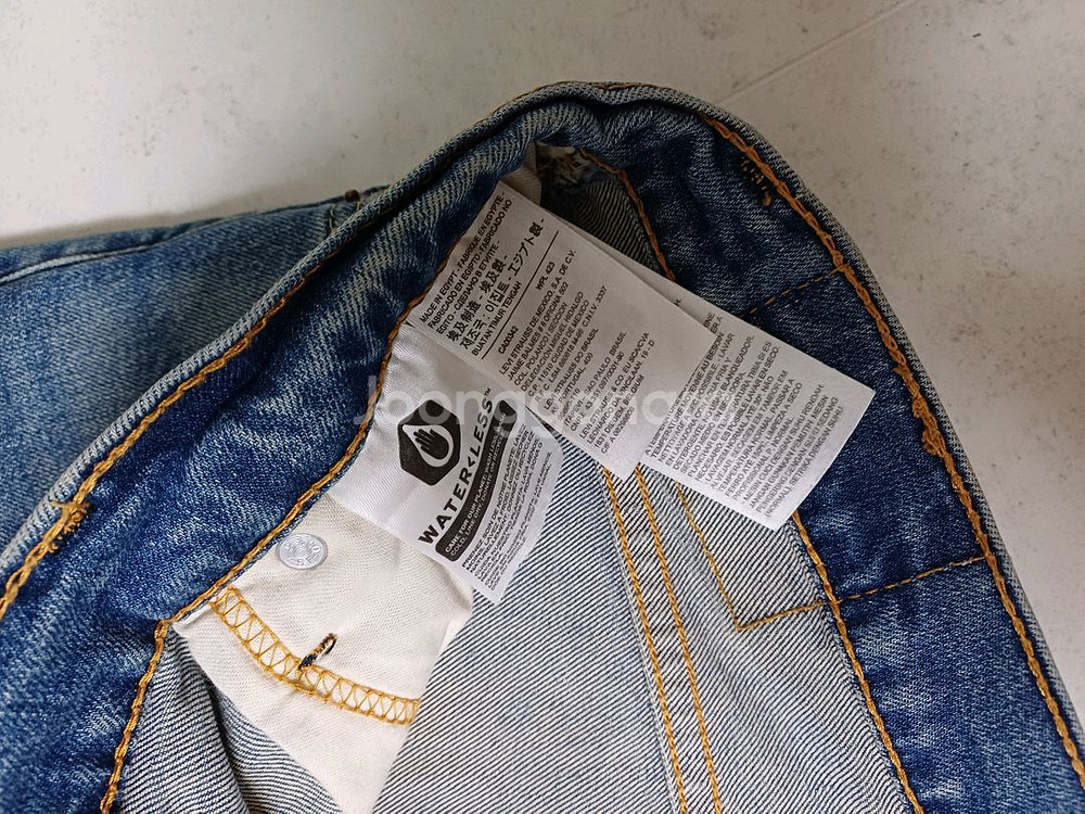 남성 리바이스 511 슬림핏 일자청바지 (사방스판34--4