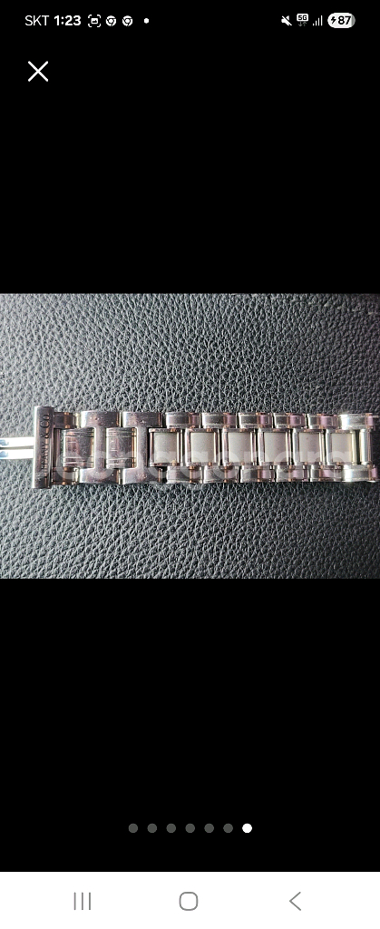 티파니앤코 아틀라스 스틸줄 정품--5