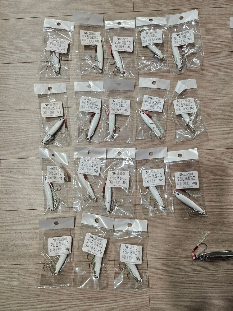 뼈삼 야광 메탈지그 총30개 이미지