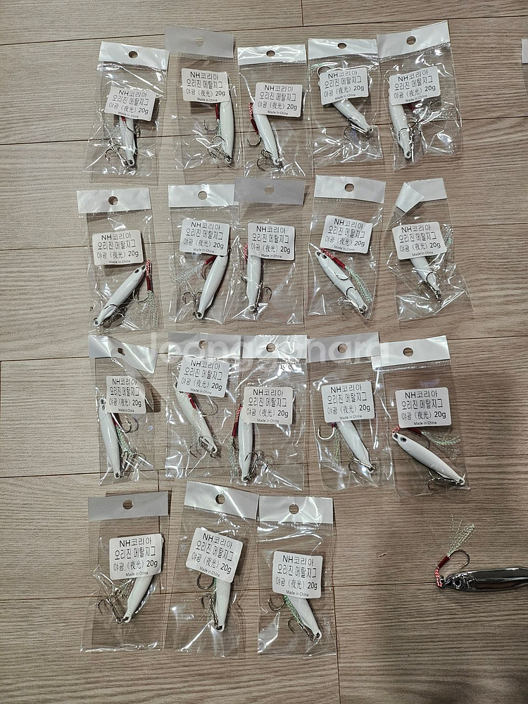 뼈삼 야광 메탈지그 총30개--1