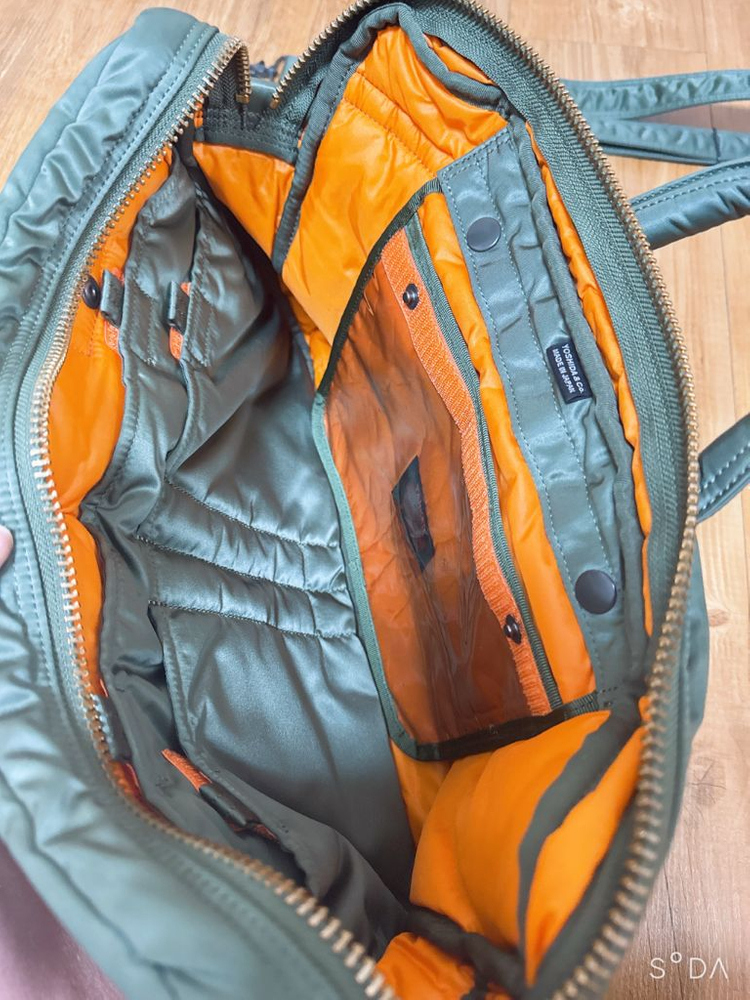 포터 올뉴탱커 2way 브리프케이스 세이지그린--4