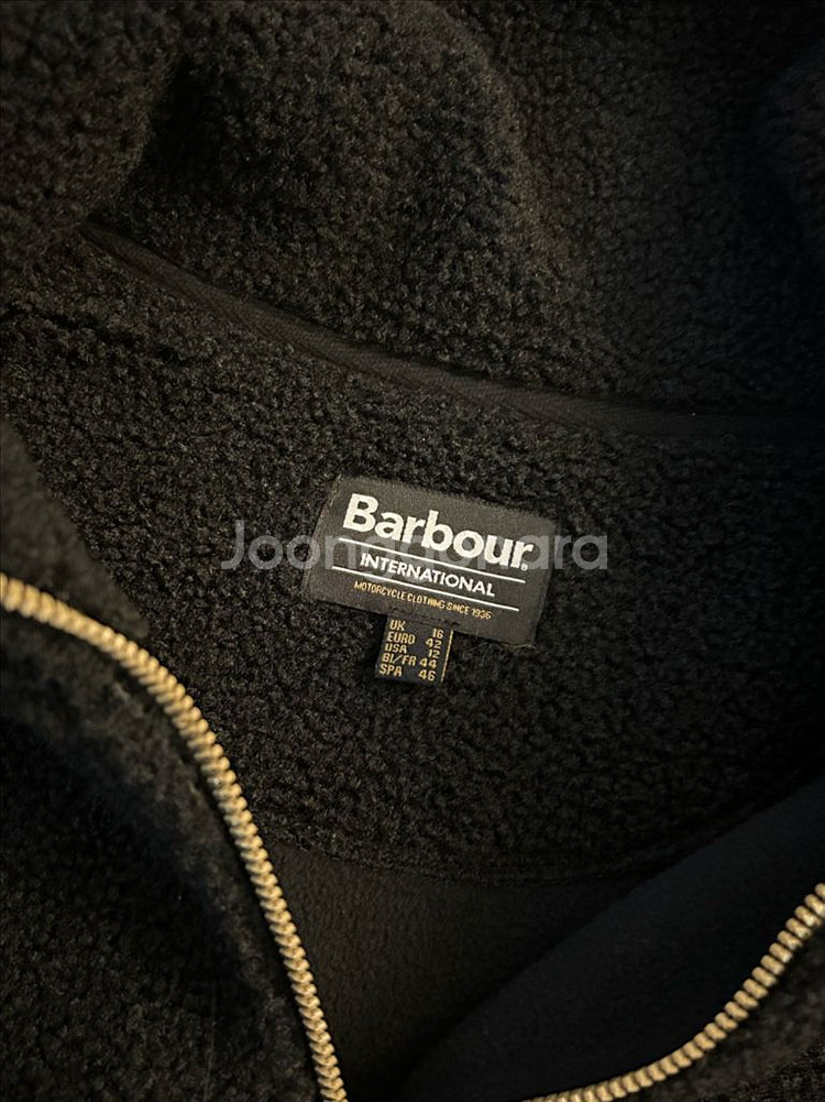 바버 인터네셔널 후리스 반집업--5