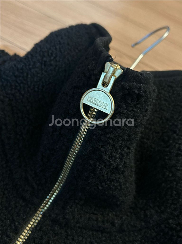 바버 인터네셔널 후리스 반집업--3