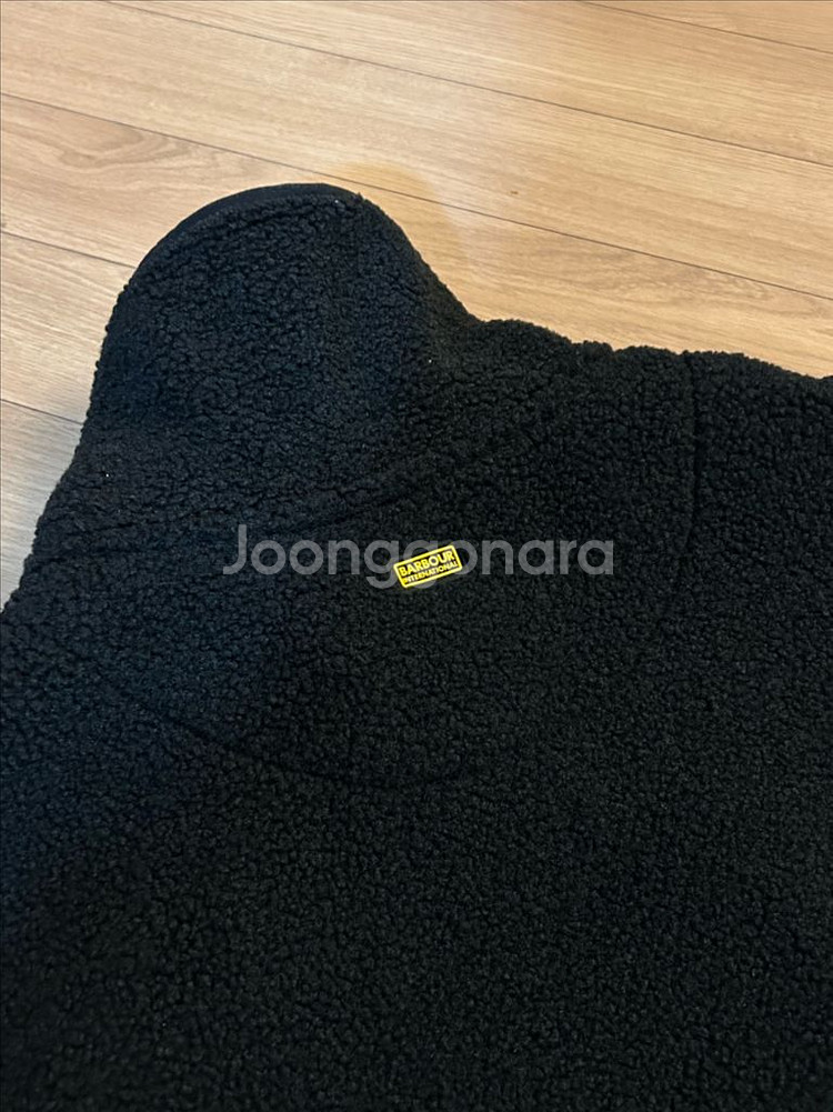 바버 인터네셔널 후리스 반집업--4